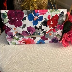 Floral Clutch Bag